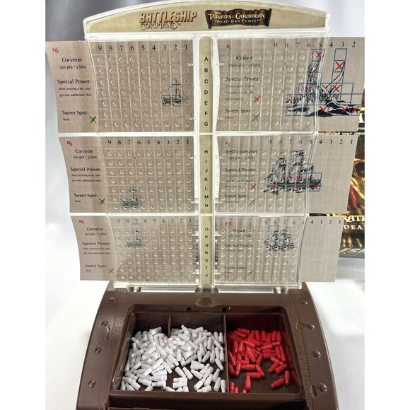 Battleship Command Pirates of the Caribbean 2006 Milton Bradley Complete - Picture 7 of 14